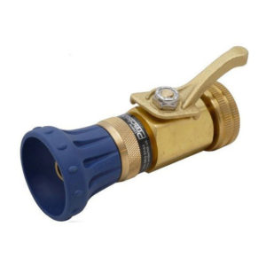 Precision Cloudburst Nozzle With Brass High Flow Control valve and 3/4″FHTx1″FHT Adapte